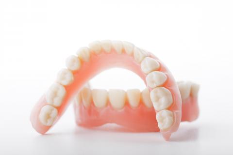 Dentures provided by West Los Angeles dentist Dr. Cary Charlin DDS